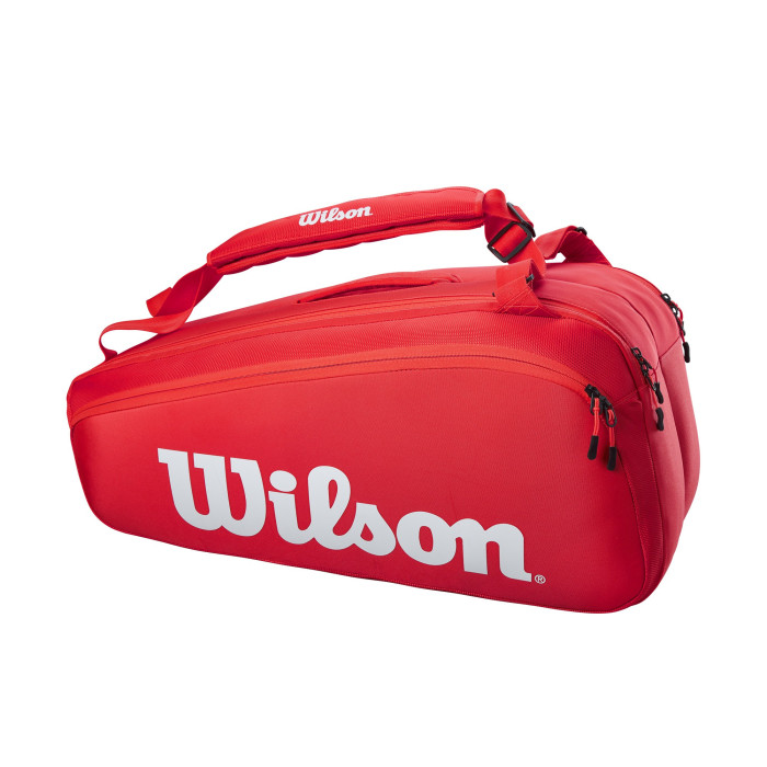 Wilson Super Tour Tasche 9 Schläger Pro Staff - Schwarz, Rot