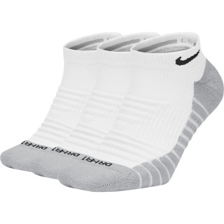 Nike Everyday Max Cushioned x3 Unsichtbare Socken - weiß silver