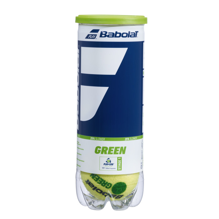 Babolat Green Karton mit 24 Tuben mit je 3 Bällen - 